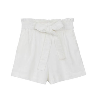 Ladies Woven Shorts in White