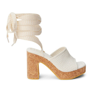 Magnolia Platform Heel in Ivory