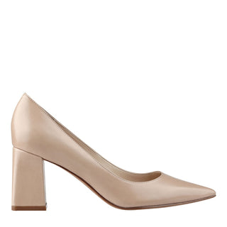 Zala Heel in Light Natural Leather