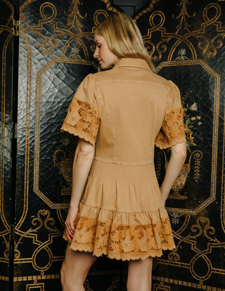 Liane Dress in Biscuit