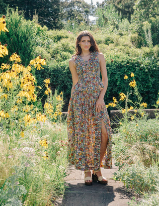 Sunshine Skirt in Cottage Garden Liberty Print