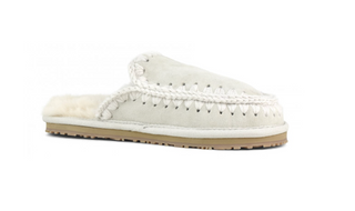 Eskimo Slipper in Silver Birch Suede