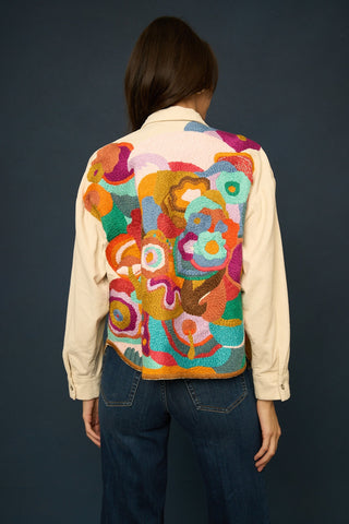 Miracle Garden Top in Cream Multi