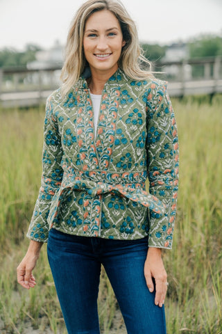 Mia Jacket in Dried Spruce