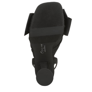 Wilma Heel in Black Fabric