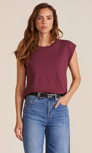 Sleeveless Crewneck in China Rose
