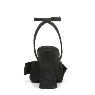 Wilma Heel in Black Fabric