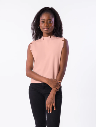 Betty Solid Top in Blush