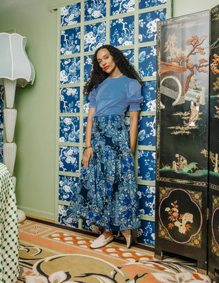 Esme Tee in Marina Blue