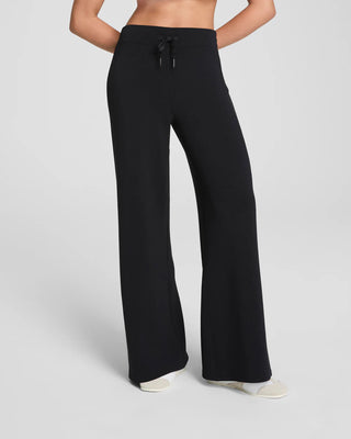 Spanx Air Essentials Wide Leg Pant in Very Black