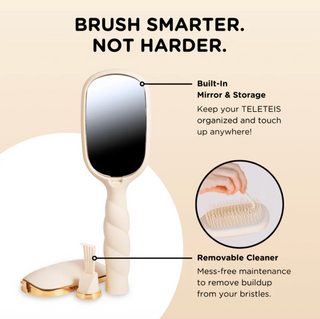 Detangler Hair Brush for Fine Hair – Tan