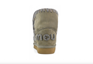 Eskimo 18 Suede Glitter Logo in Black Olive