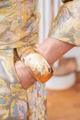 Chunky Gold Cuff Bracelet