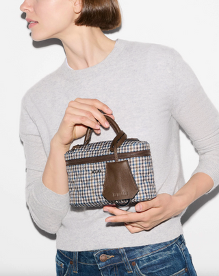 Metro Train Case Crossbody in Heritage Check