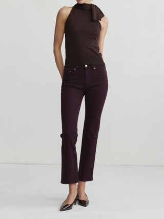 Mara Straight Mid Rise Instasculpt in Viola