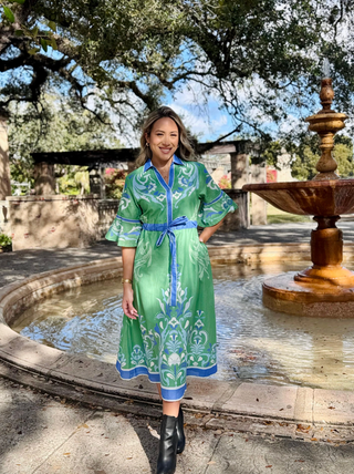 Cape Midi in Fleur Green