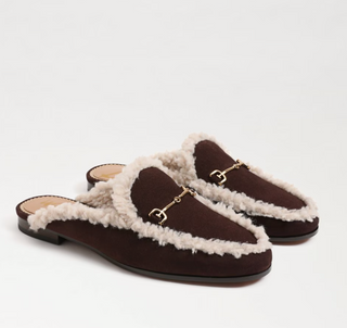 Linnie Bit Cozy Mule in Cafe Noir