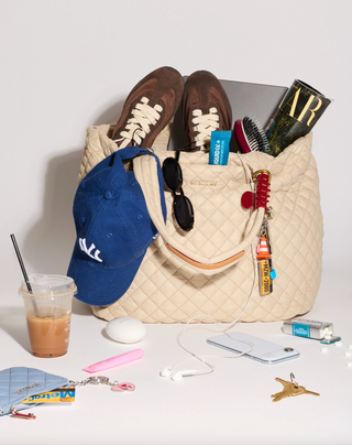 Large Metro Tote Deluxe in Sand