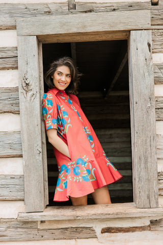 Liv Dress in Cinnaleaf