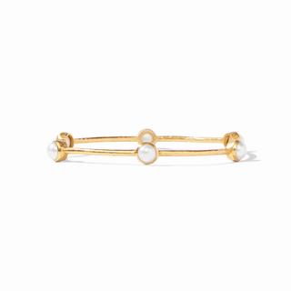 Milano Luxe Bangle-Pearl-M