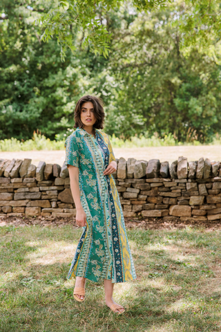 Sutton Dress in Paisley Ribbon