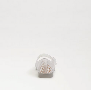 Michaela Jelly Mary Jane Flat in Clear Jelly
