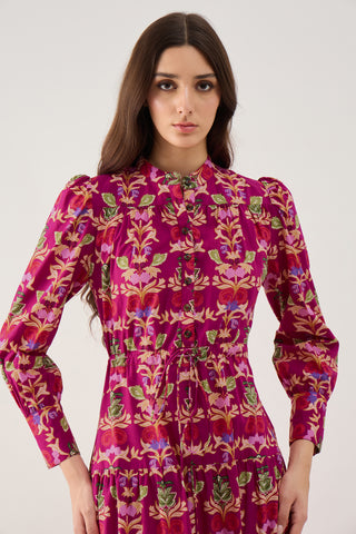 Sissi Dress in Holly Berry
