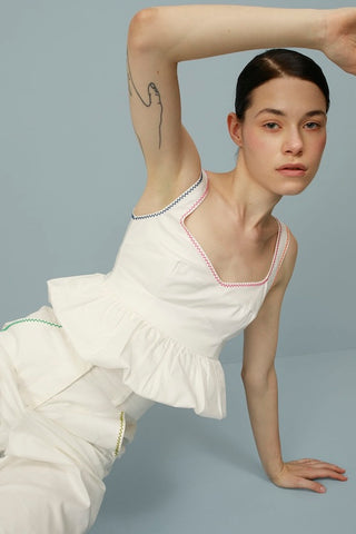 Etereo Top in Ivory