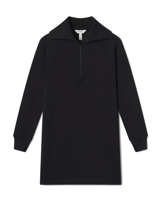 Air Essential Half Zip Dress in Black