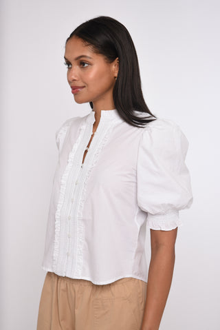 Zinny Top in Bright White