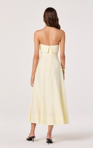 Ximena Dress in Red Yellow Floral