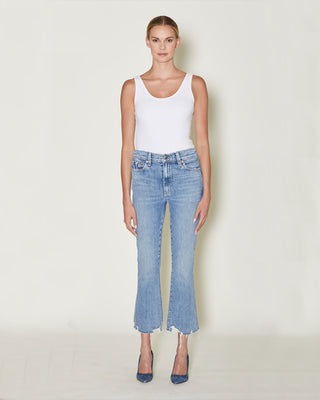 Bella Crop Flare in Beach House
