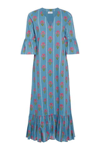 Orchard Dress in Bouquet Stripes