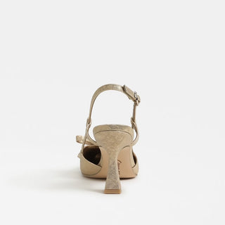 Monica Slingback in Gold