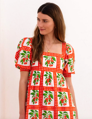 Elizabeth Dress in Cherry Picnic