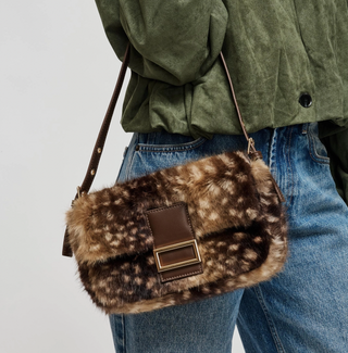 Beverly - Fawn Fur Faux Fur Crossbody