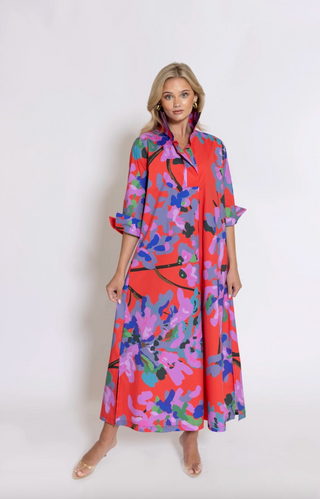 Miss Scarlet© Ruthie Shirt Dress Long
