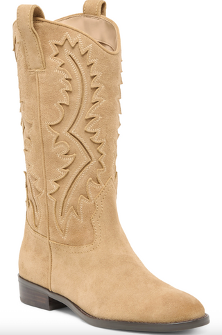 Tomara in Cashew Suede