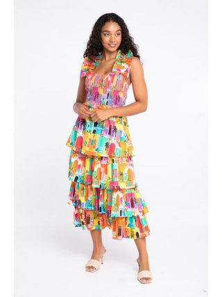 Frida Dress in Casa Blanca