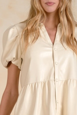 The Ellie Dress in Cream