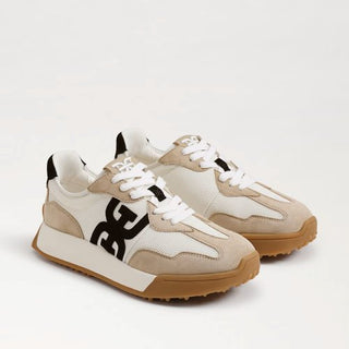 Langley Sneaker in White/Tan/Black