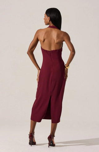 Alanna Dress in Wine