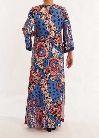 Cassandra Dress in Hemingway Sun River