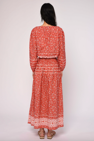 Cara Skirt in Rosemary Dreamscape Print