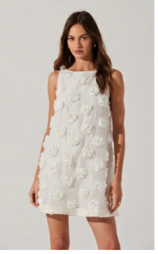 Floria Dress in Off White