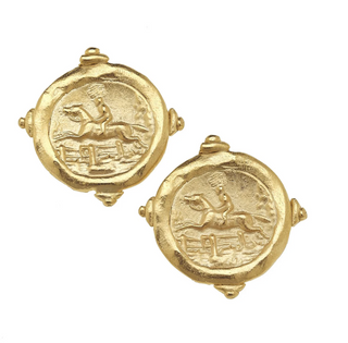 Equestrian Intaglio Studs