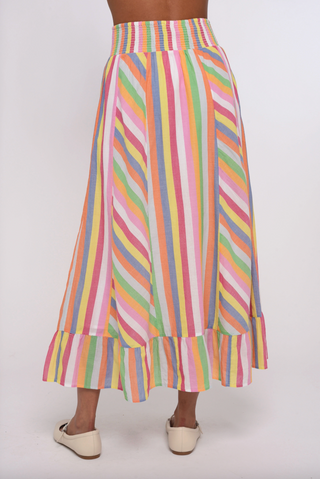 Surya Stripe Skirt in Surya Stripe