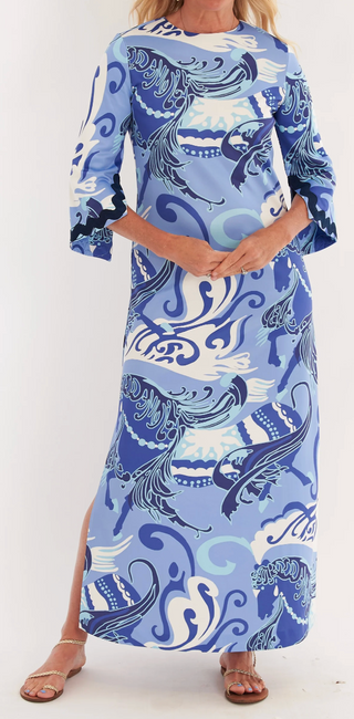 Cassandra Dress in Nouveau Lapis