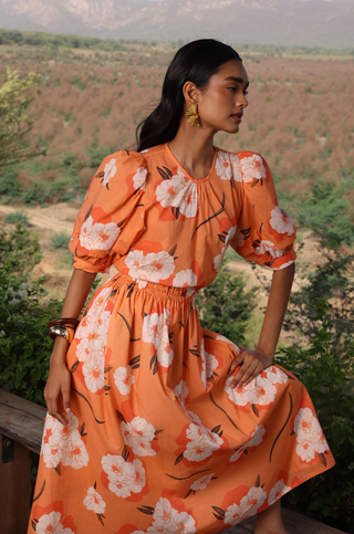 Lilly Top in Ashburn Apricot