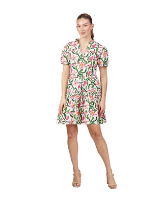 Everly Dress in Pink Orchid
